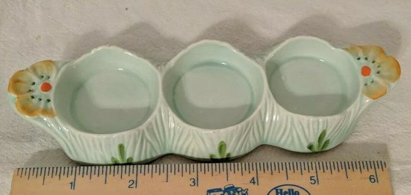 Beswick Wayside Cruet set 1930's pepper salt mustard base Nevada Silver d&a UK - Picture 7 of 12